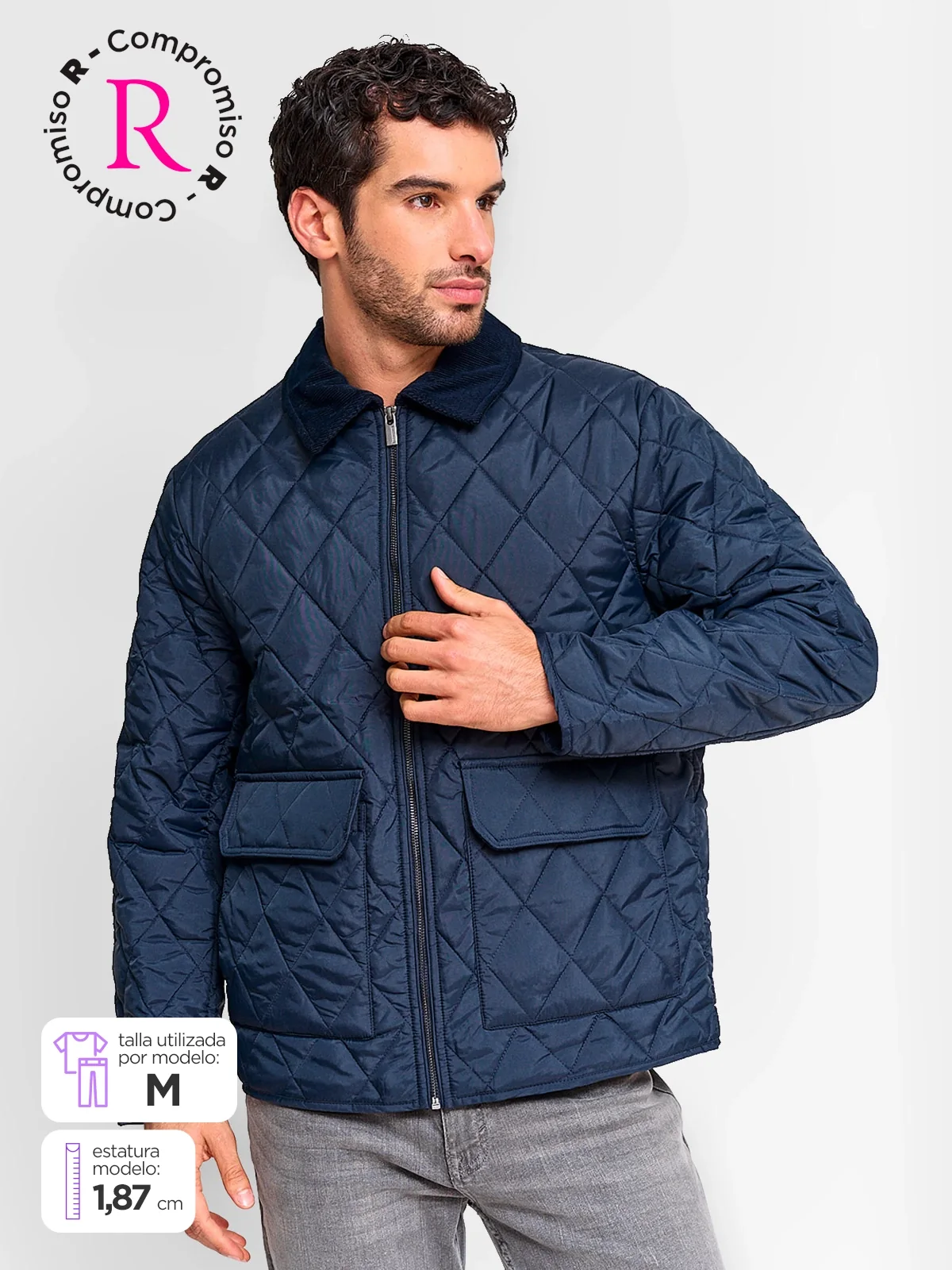 CHAQUETA HOMBRE CACHAREL QUILT COTELÉ - 1
