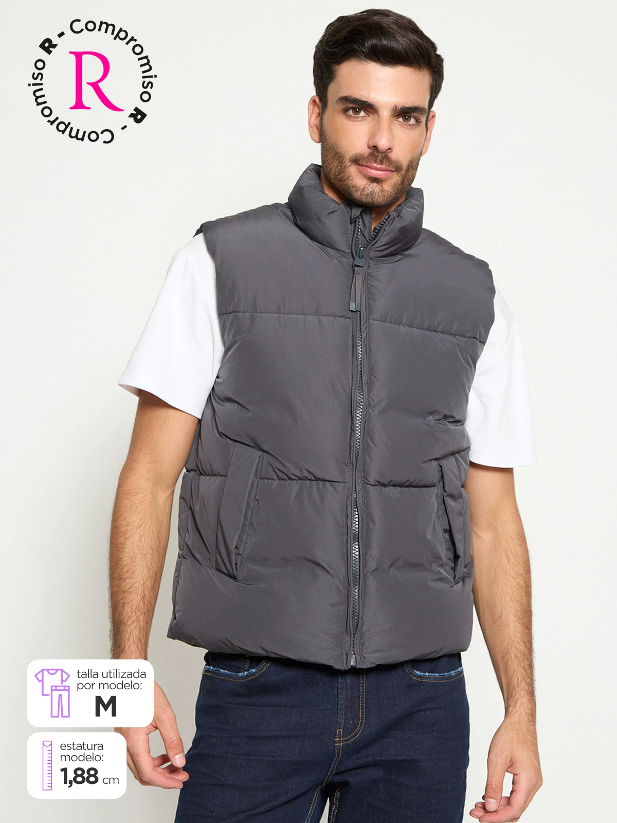 PARKA HOMBRE INDEX SIN MANGAS - 1