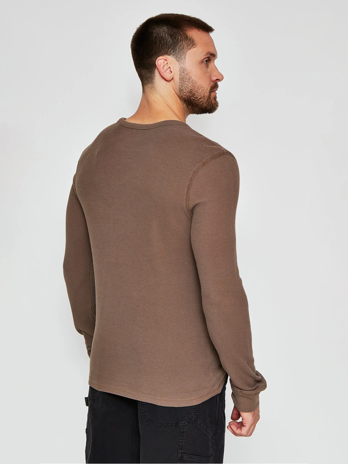 POLERA HOMBRE BARBADOS ALGODÓN MANGA LARGA LAVADA - 2