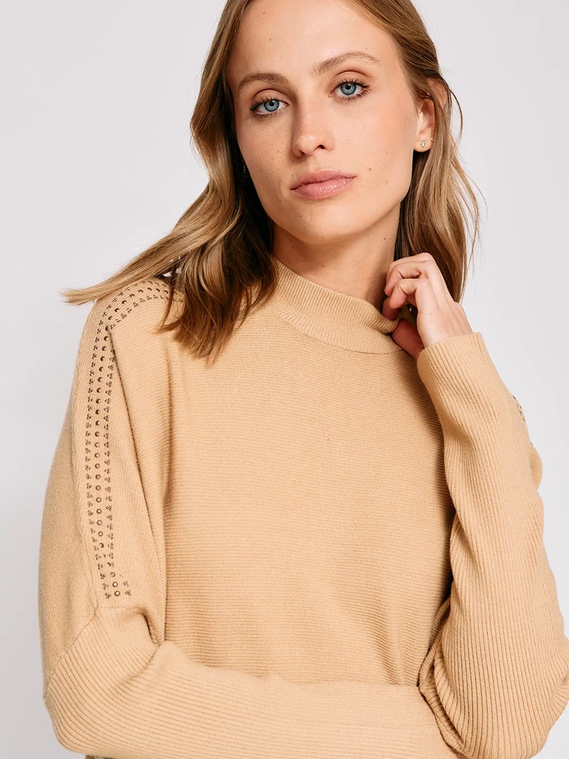 SWEATER MUJER TATIENNE BEATLE TACHAS - 3