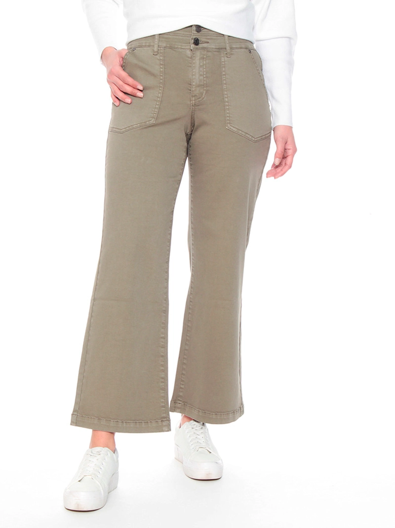 PANTALÓN MUJER WADOS ALGODÓN CARGO TIRO ALTO - 2