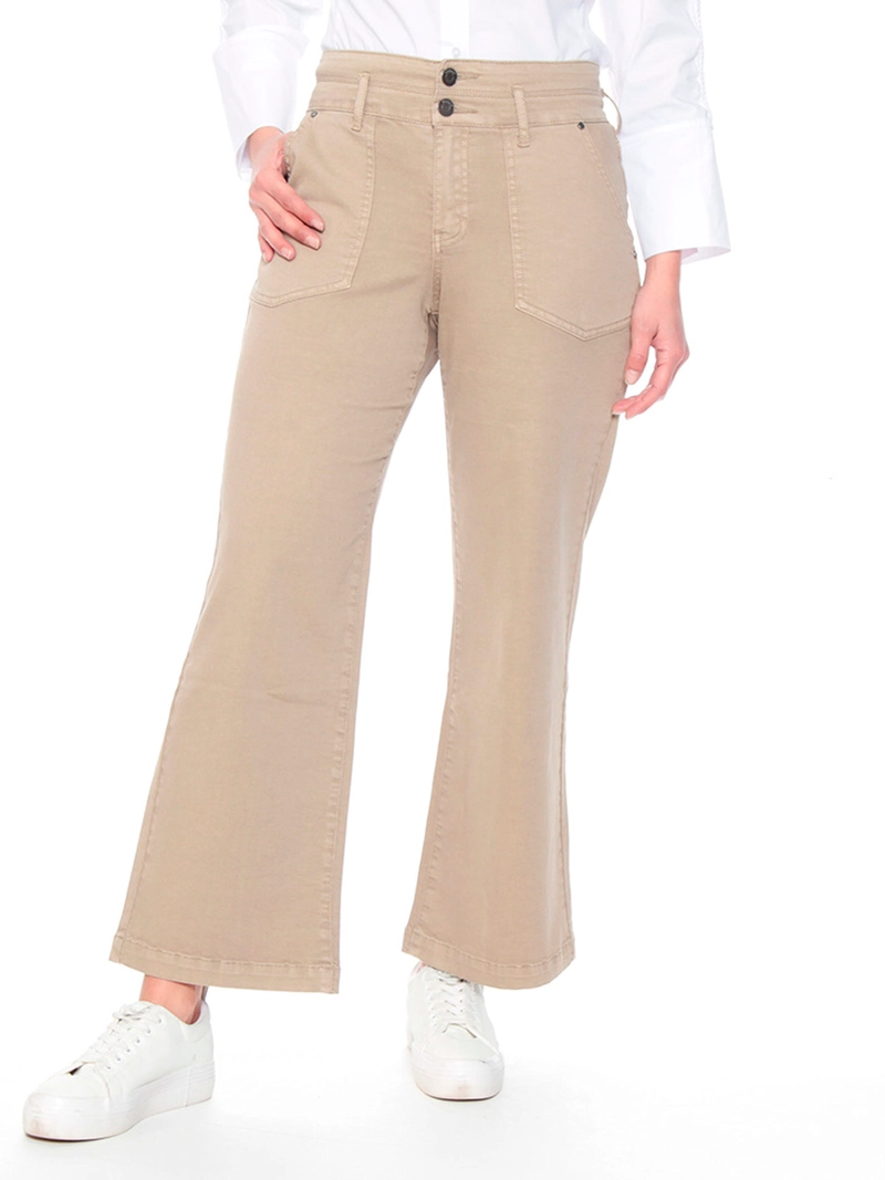 PANTALÓN MUJER WADOS ALGODÓN CARGO TIRO ALTO - 2