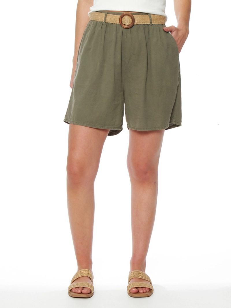 SHORT MUJER WADOS LINO CINTURÓN - 2