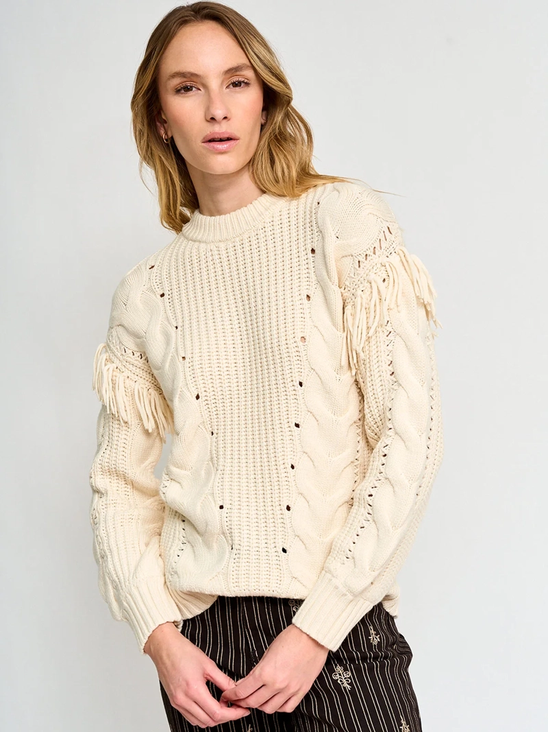 SWEATER MUJER TATIENNE FLECOS - 2