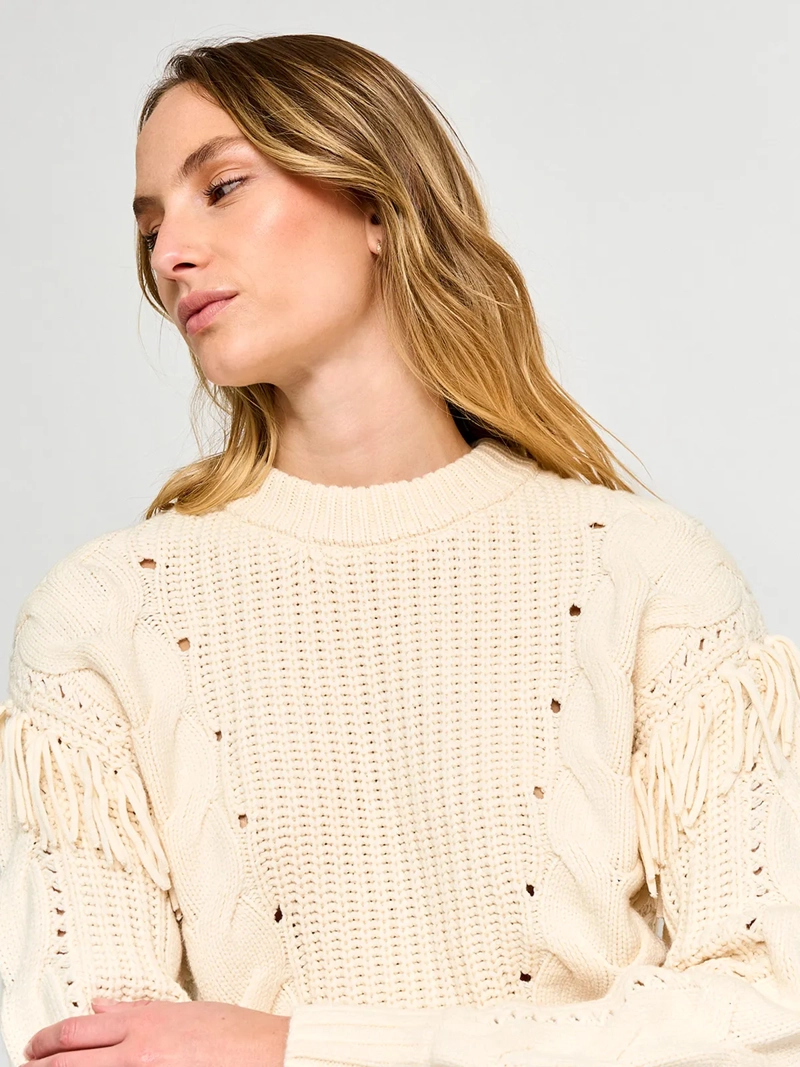 SWEATER MUJER TATIENNE FLECOS - 4