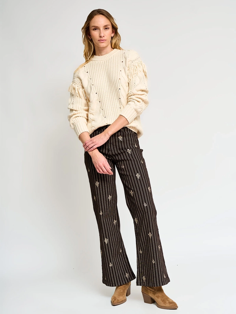 SWEATER MUJER TATIENNE FLECOS - 5