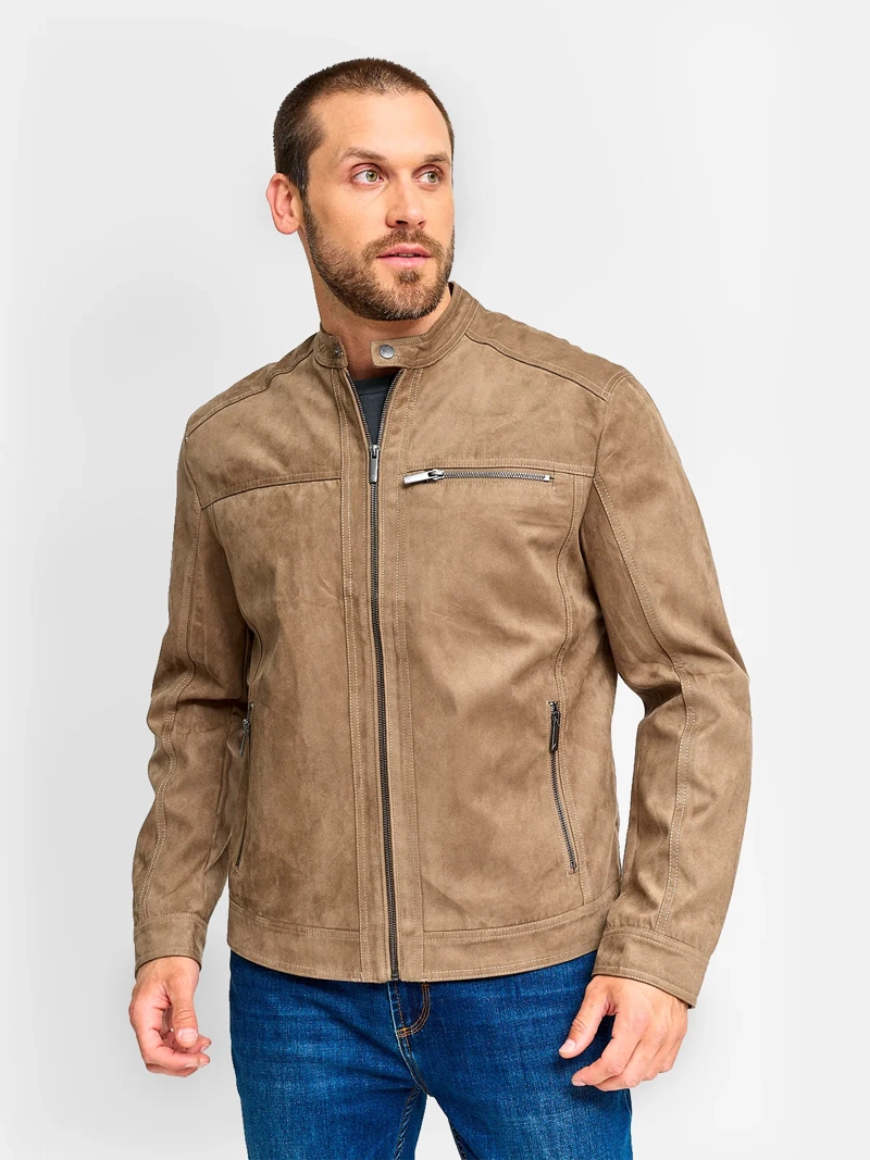CHAQUETA HOMBRE BARBADOS GAMUZA - 1