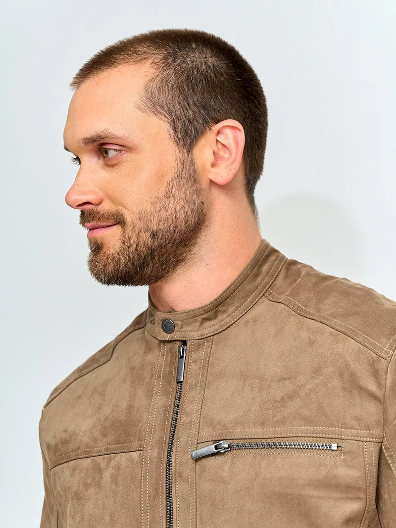 CHAQUETA HOMBRE BARBADOS GAMUZA - 3