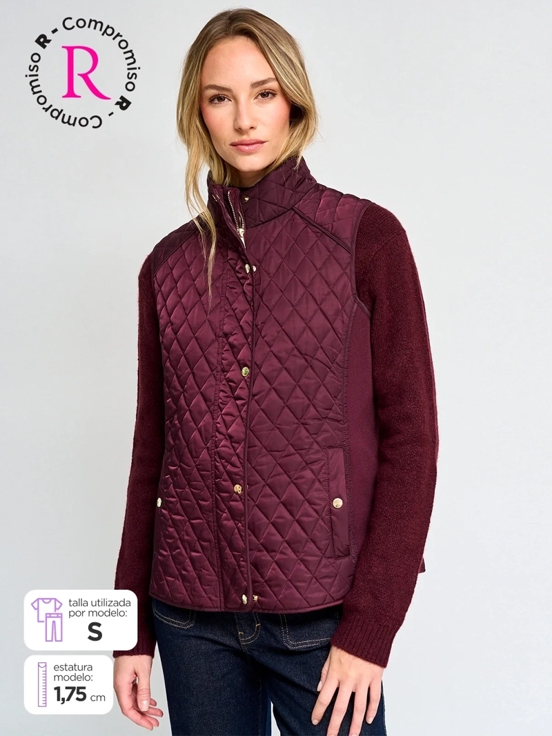 PARKA MUJER CACHAREL SIN MANGAS - 1