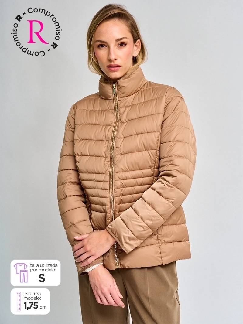 PARKA MUJER CACHAREL CUELLO ALTO - 1