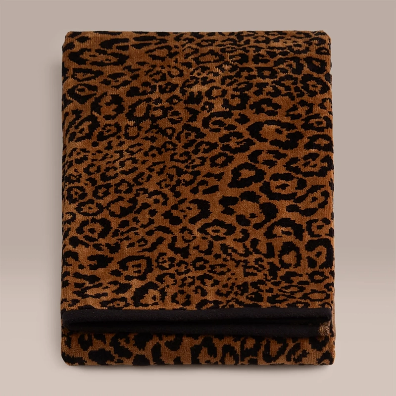 TOALLA DE BAÑO RIPLEY HOME ANIMAL PRINT CARAMELO - 1