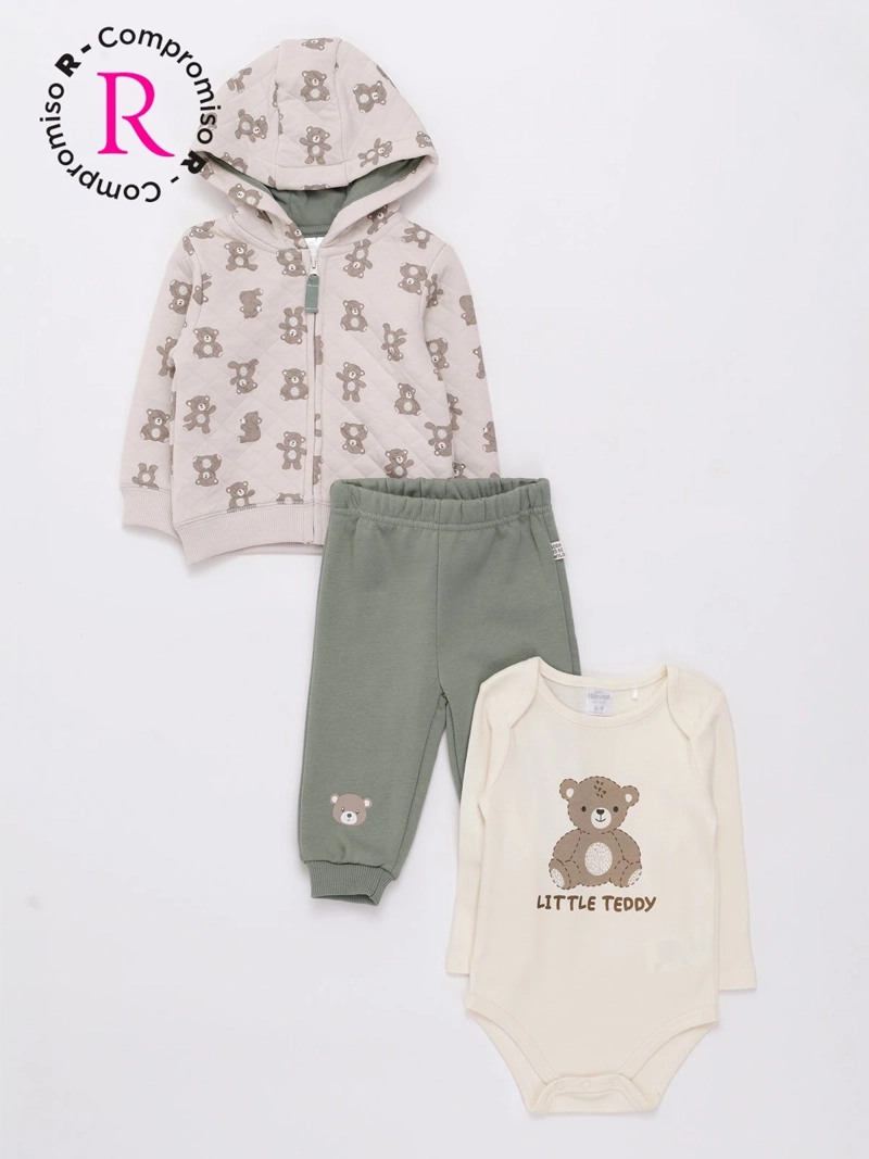 CONJUNTO NIÑO BABY HARVEST POLERÓN Y PANTALÓN DE BUZO - 1