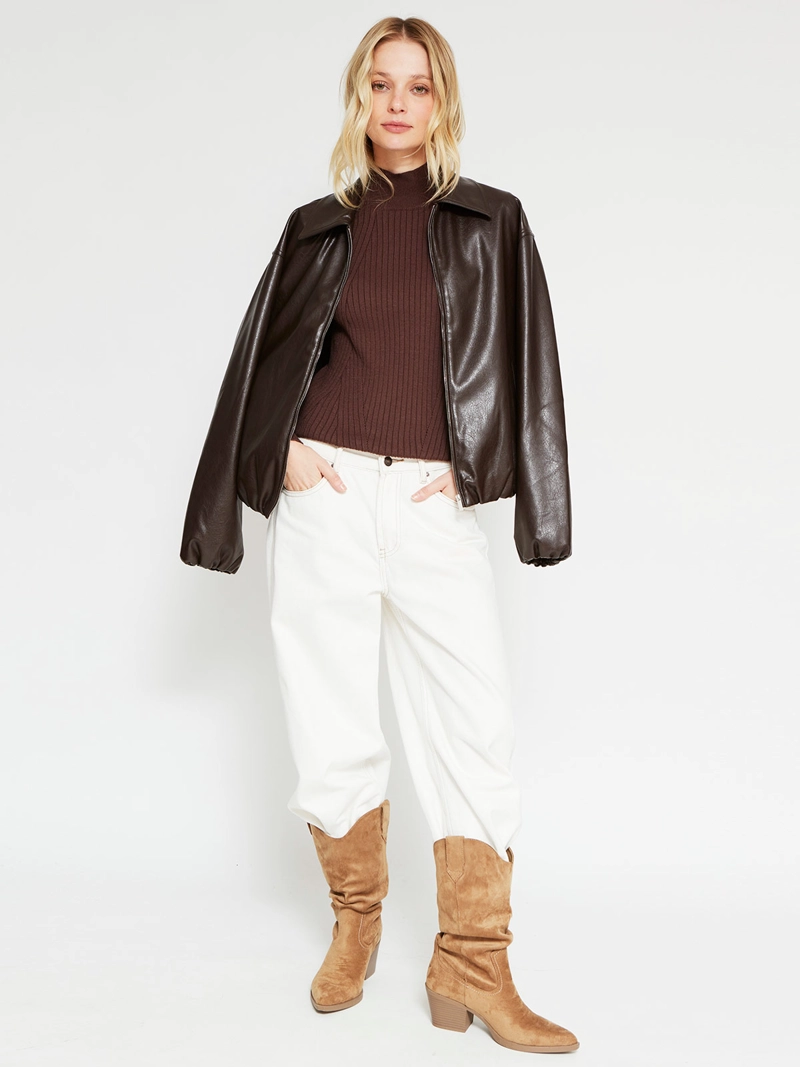 SWEATER MUJER BARBADOS CUELLO ALTO - 4