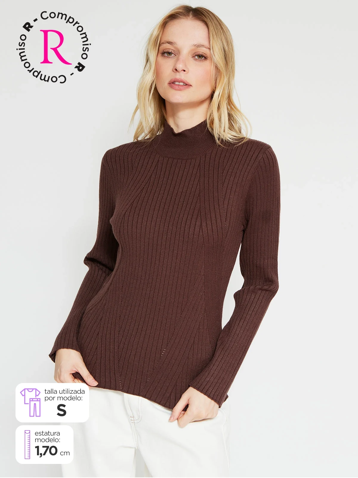 SWEATER MUJER BARBADOS CUELLO ALTO - 1