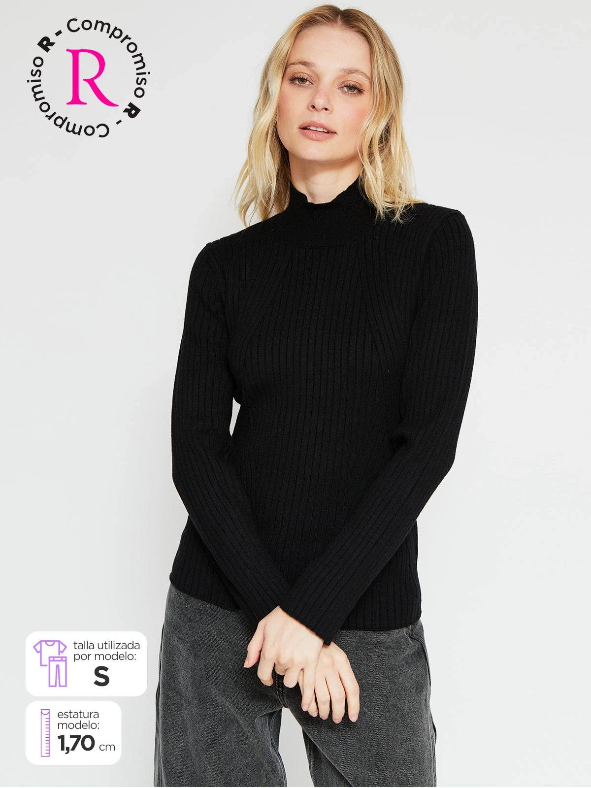 SWEATER MUJER BARBADOS CUELLO ALTO - 1