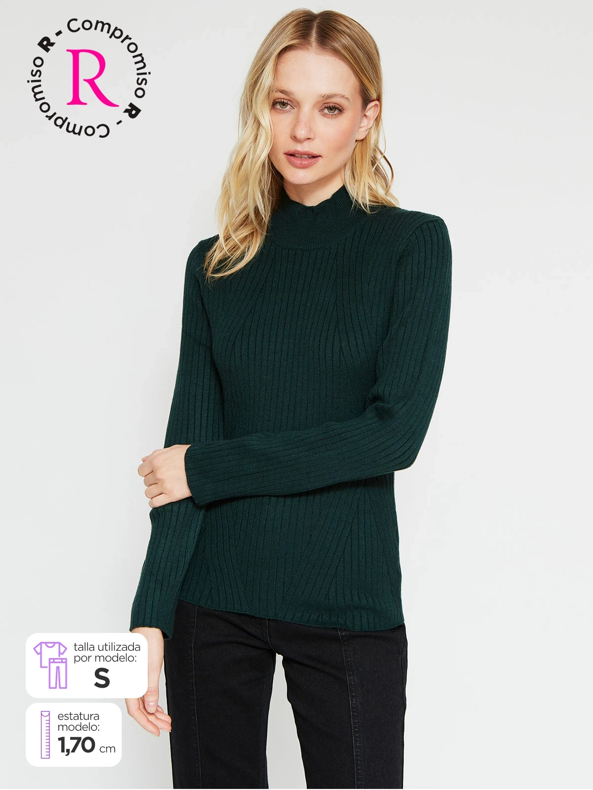 SWEATER MUJER BARBADOS CUELLO ALTO