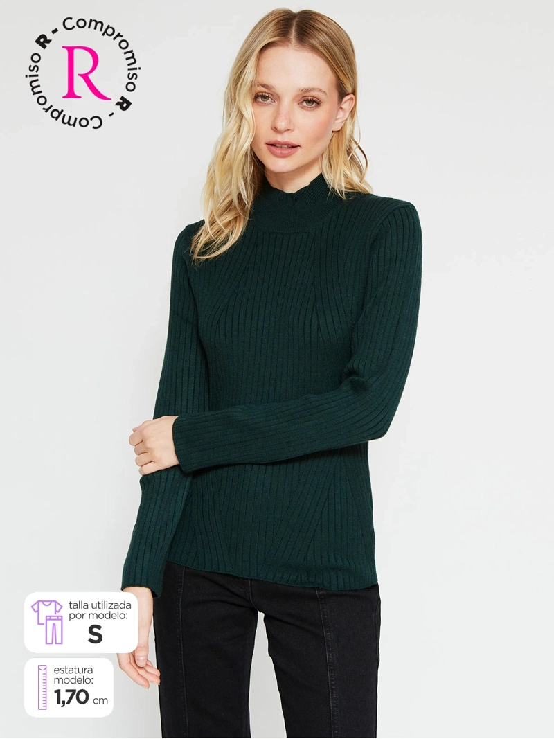 SWEATER MUJER BARBADOS CUELLO ALTO - 1