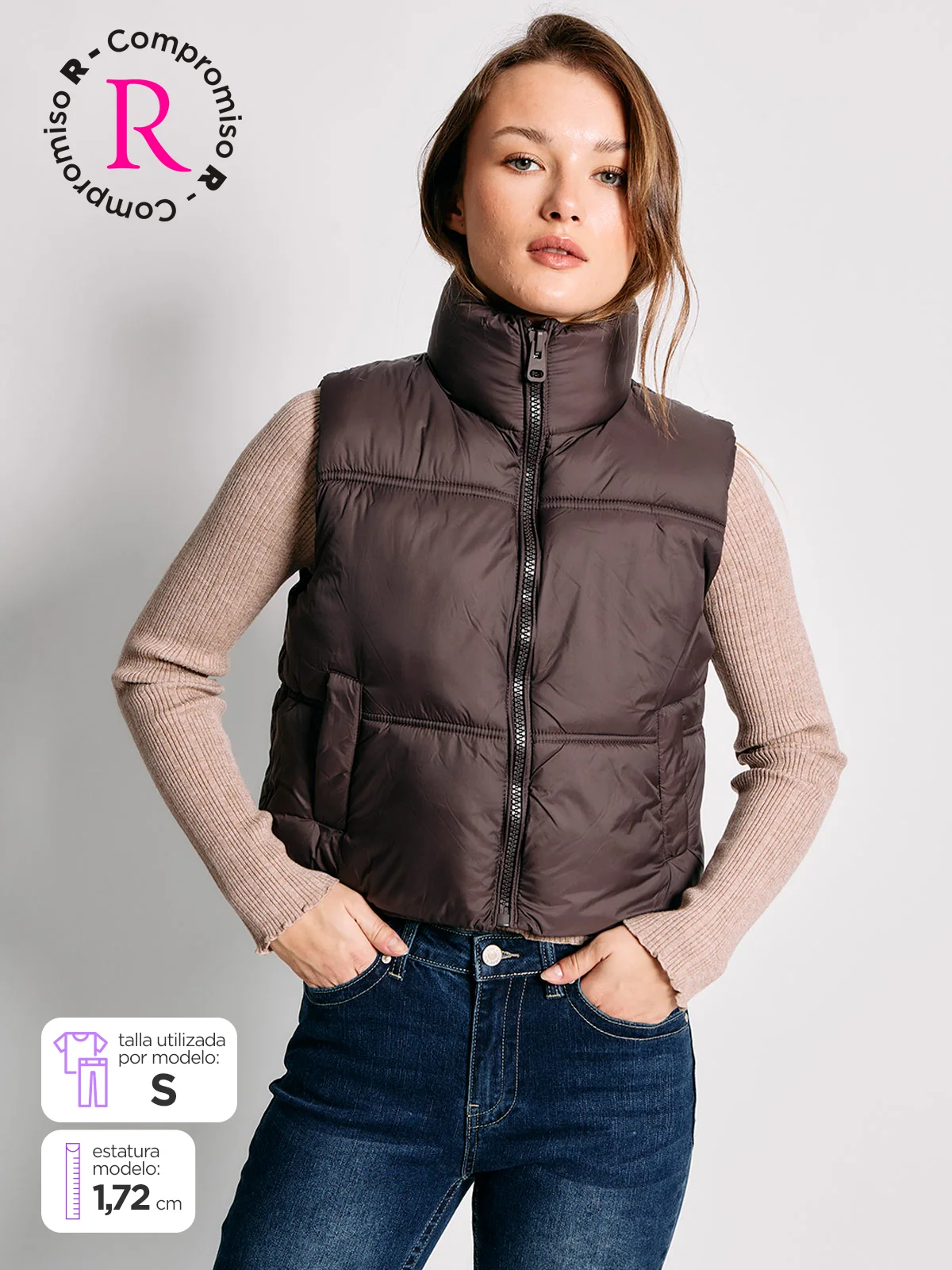 PARKA MUJER INDEX SIN MANGAS CORTA - 1