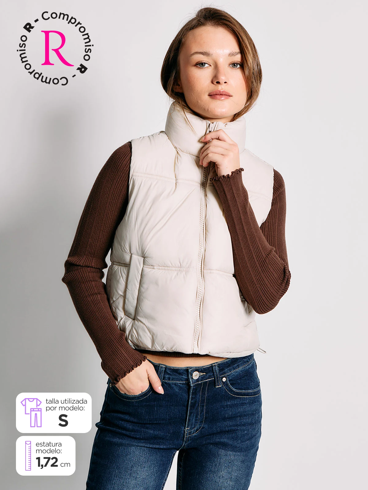 PARKA MUJER INDEX SIN MANGAS CORTA - 1
