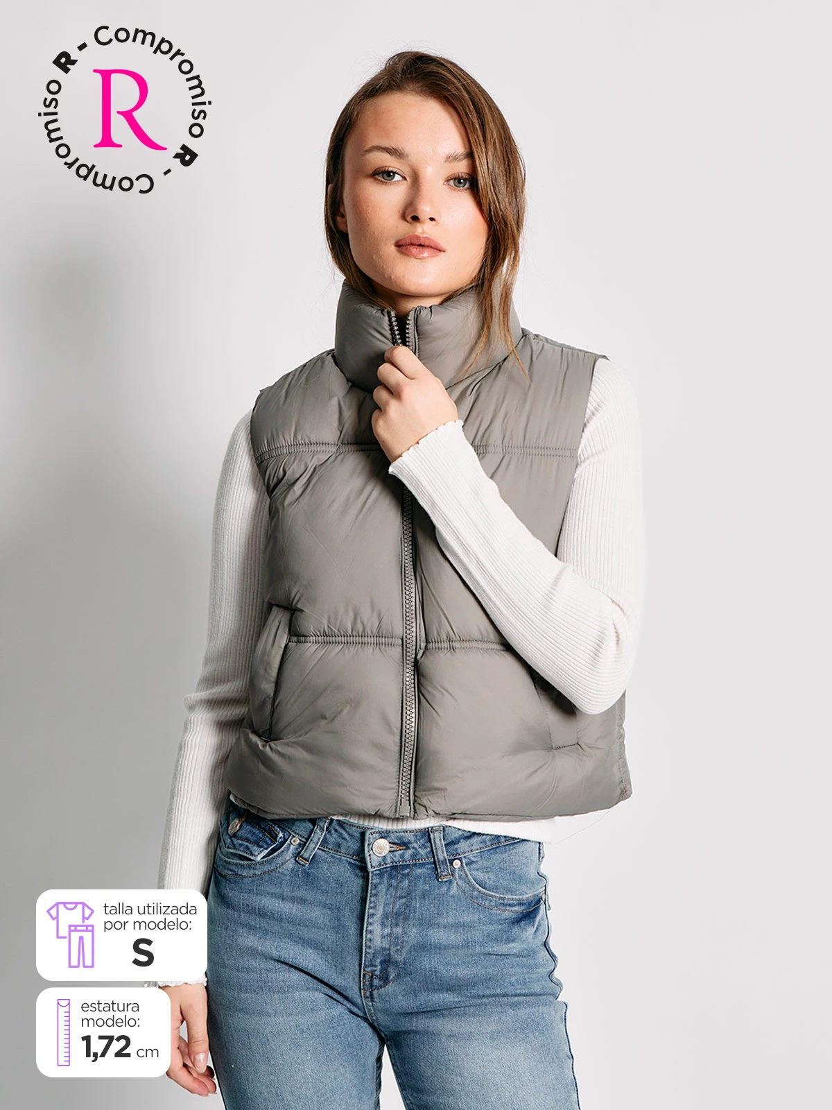 PARKA MUJER INDEX SIN MANGAS CORTA - 1