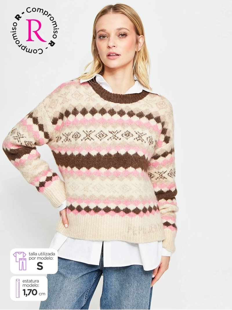 SWEATER MUJER PEPE JEANS LANA DISEÑO - 1