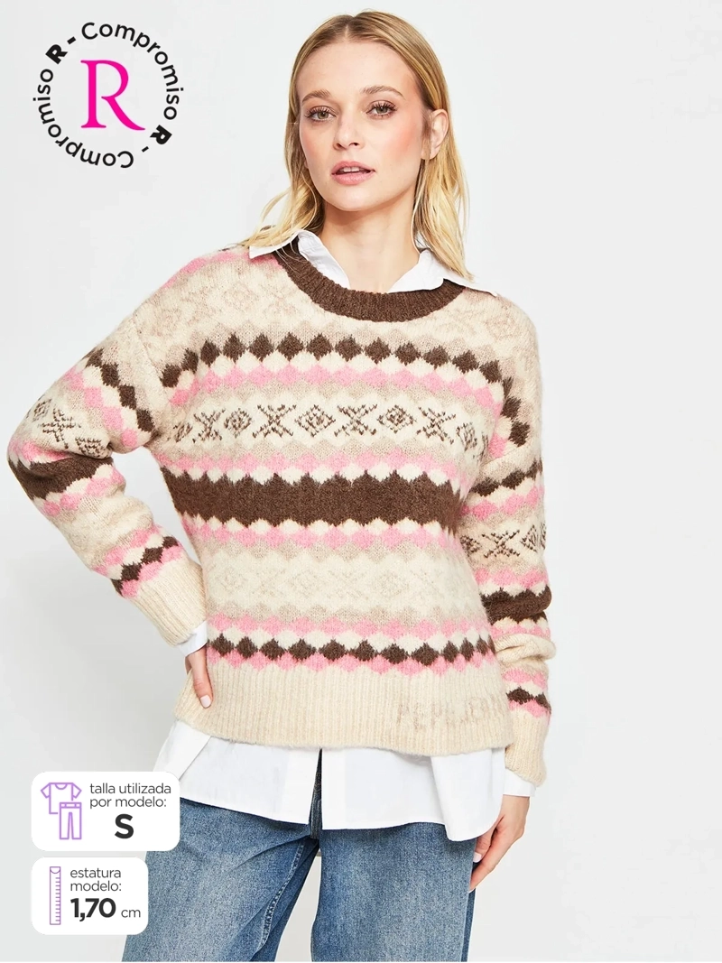 SWEATER MUJER PEPE JEANS LANA DISEÑO - 1
