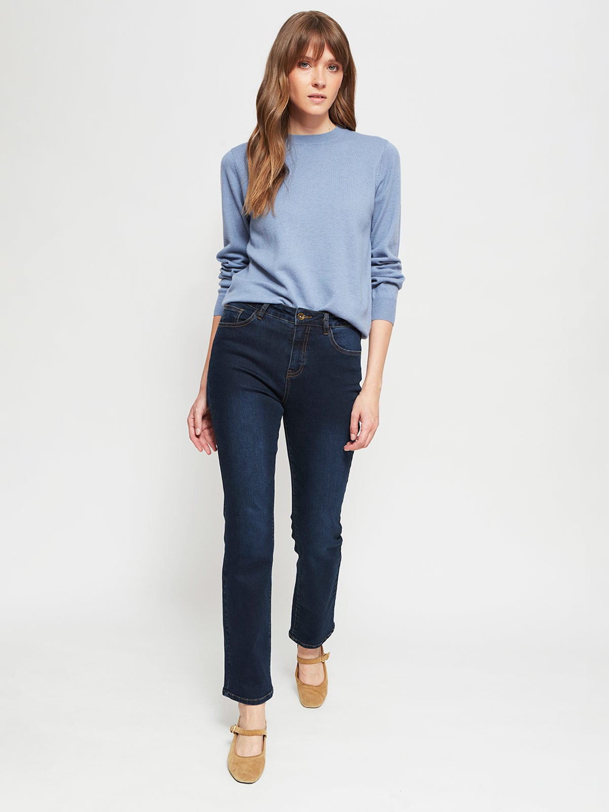 SWEATER MUJER CACHAREL LANA MANGA LARGA BOTONES - 4