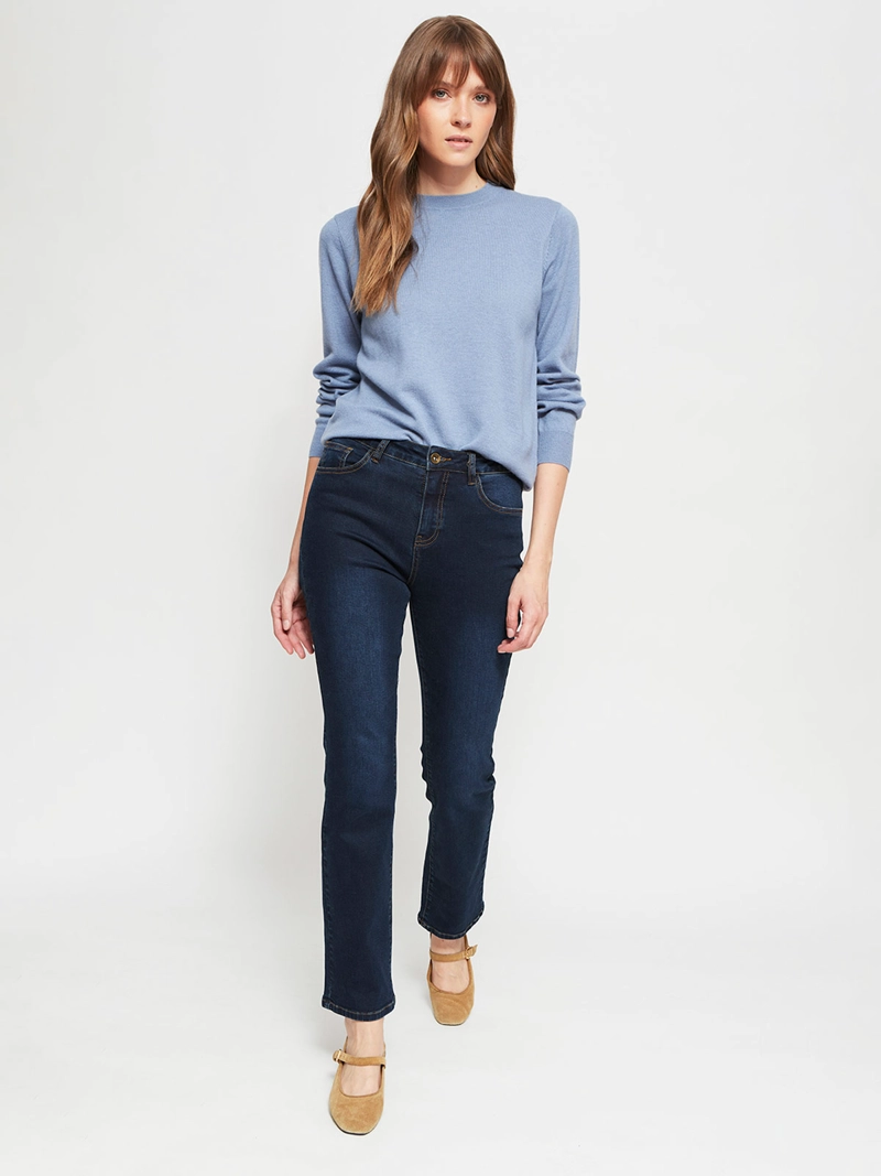 SWEATER MUJER CACHAREL LANA MANGA LARGA BOTONES - 4