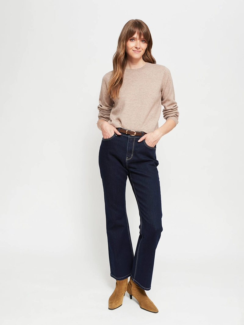 SWEATER MUJER CACHAREL LANA MANGA LARGA BOTONES - 4