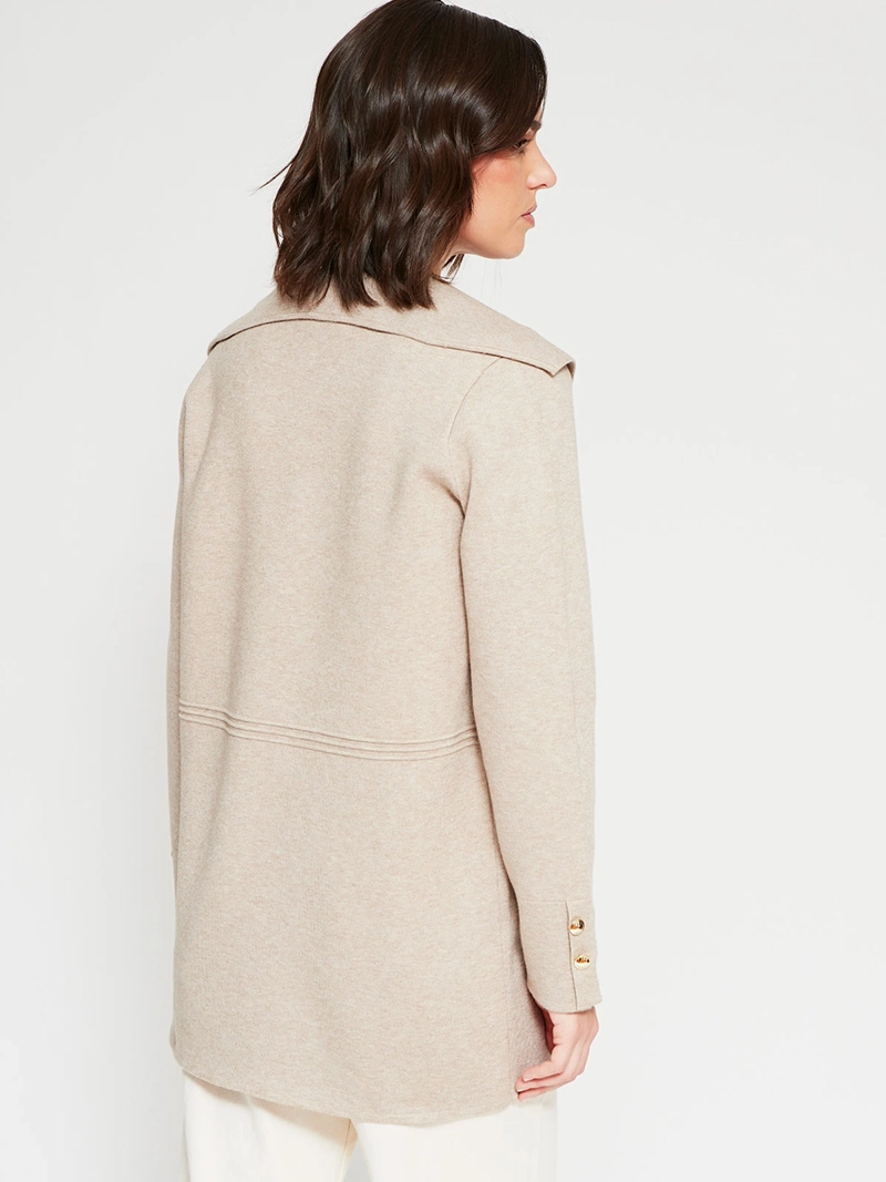 CARDIGAN MUJER CACHAREL LARGO BOTONES - 2
