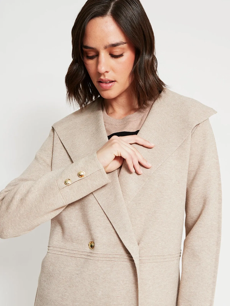 CARDIGAN MUJER CACHAREL LARGO BOTONES - 3