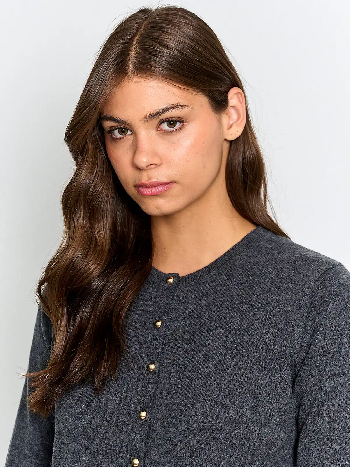 CARDIGAN MUJER CACHAREL LANA BOTONES - 3