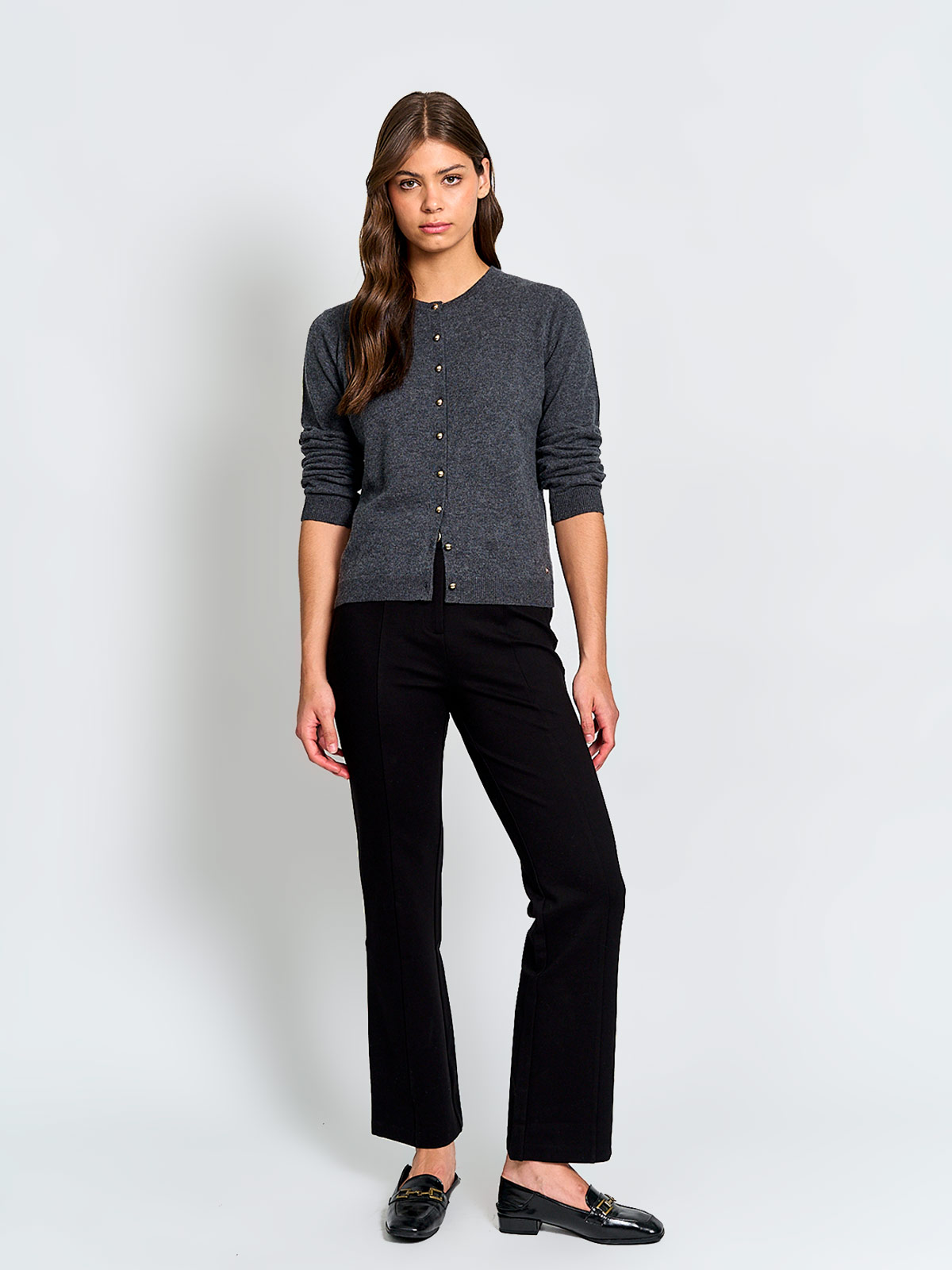 CARDIGAN MUJER CACHAREL LANA BOTONES - 4