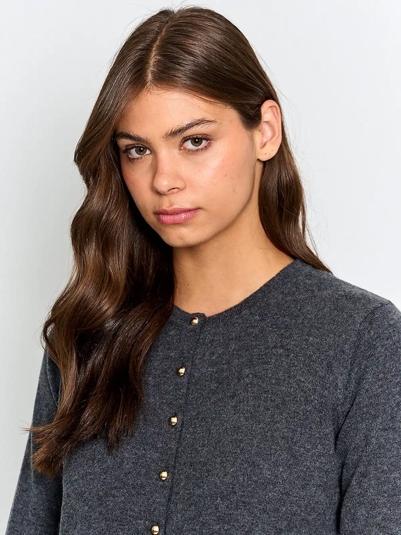 CARDIGAN MUJER CACHAREL LANA BOTONES - 3