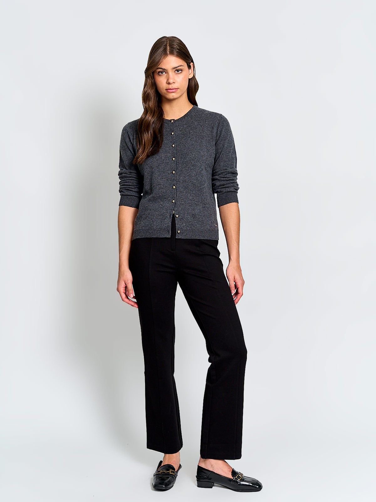 CARDIGAN MUJER CACHAREL LANA BOTONES - 4