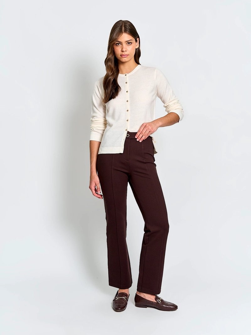 CARDIGAN MUJER CACHAREL LANA BOTONES - 4