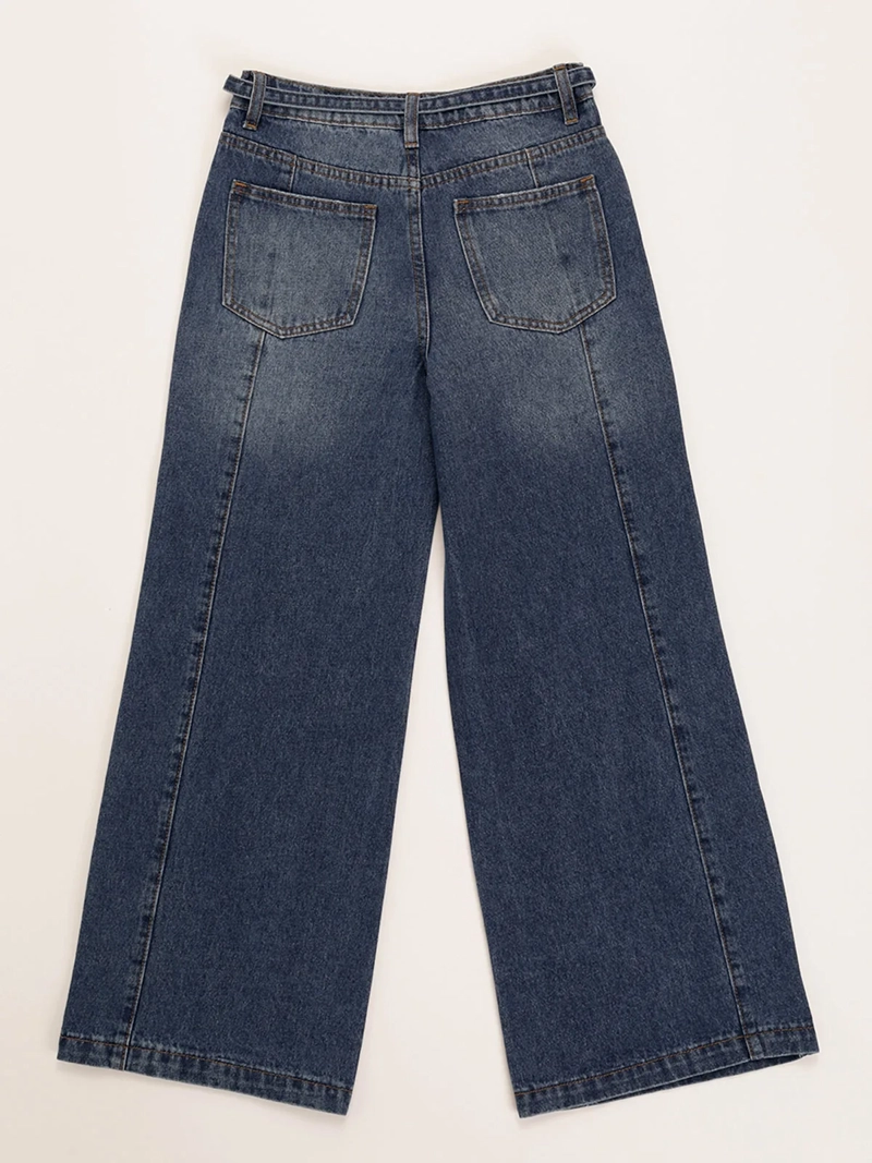 JEANS NIÑA INDEX WIDE CINTURÓN - 2