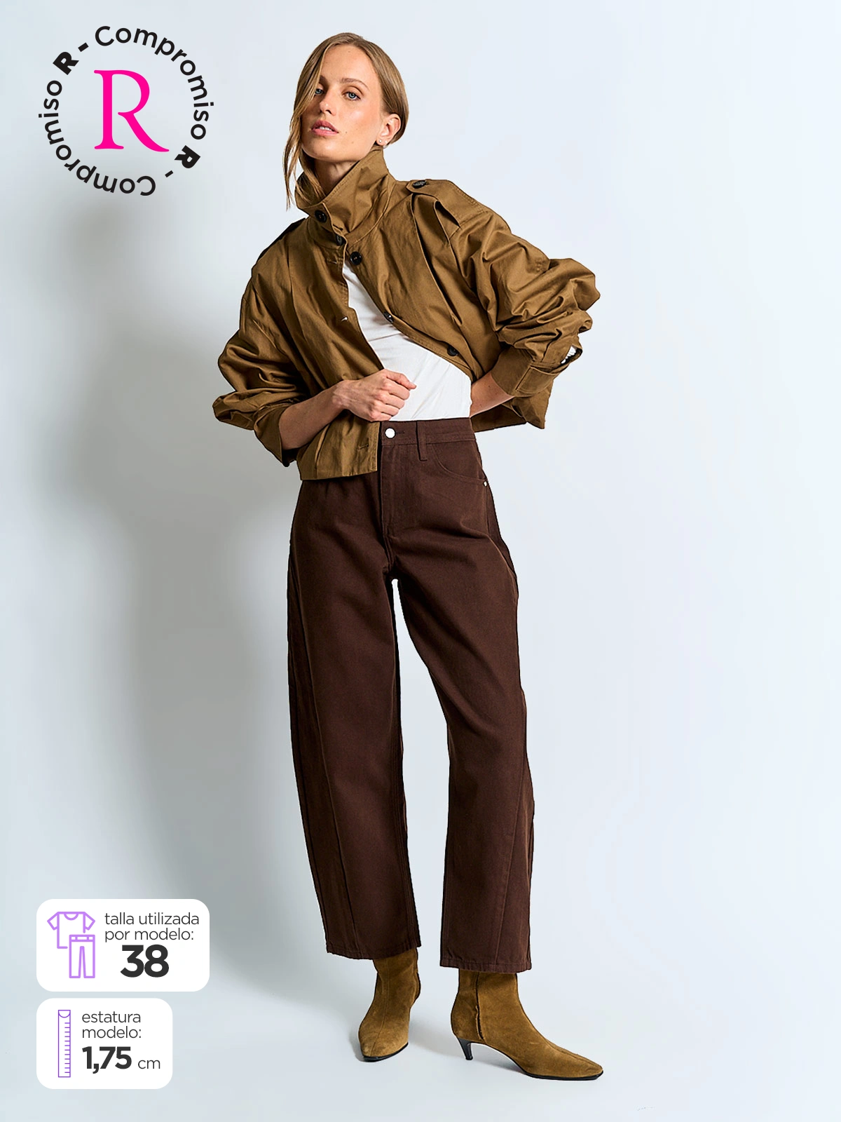JEANS MUJER MARQUIS ALGODÓN BARREL - 1
