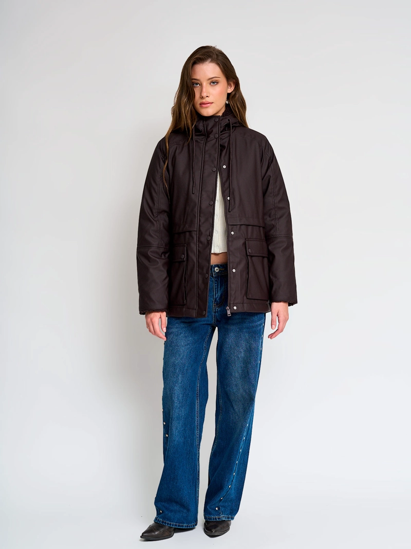 CHAQUETA MUJER INDEX IMPERMEABLE PELUDO - 4
