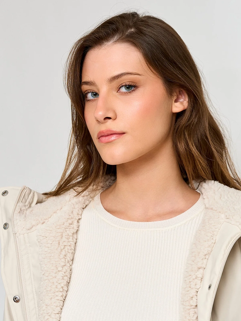 CHAQUETA MUJER INDEX IMPERMEABLE PELUDO - 3