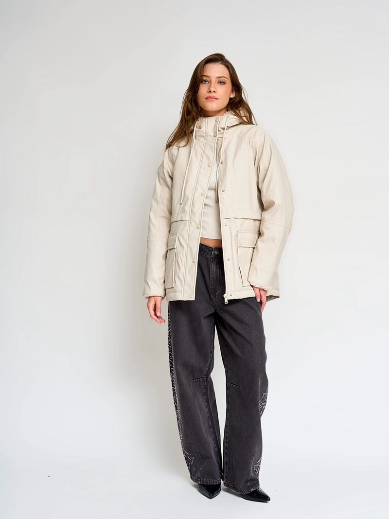 CHAQUETA MUJER INDEX IMPERMEABLE PELUDO - 4