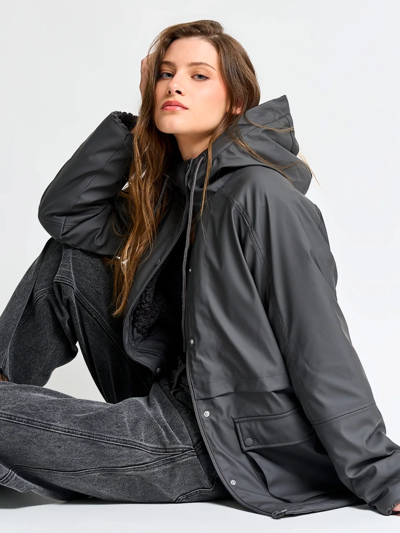CHAQUETA MUJER INDEX IMPERMEABLE PELUDO - 4