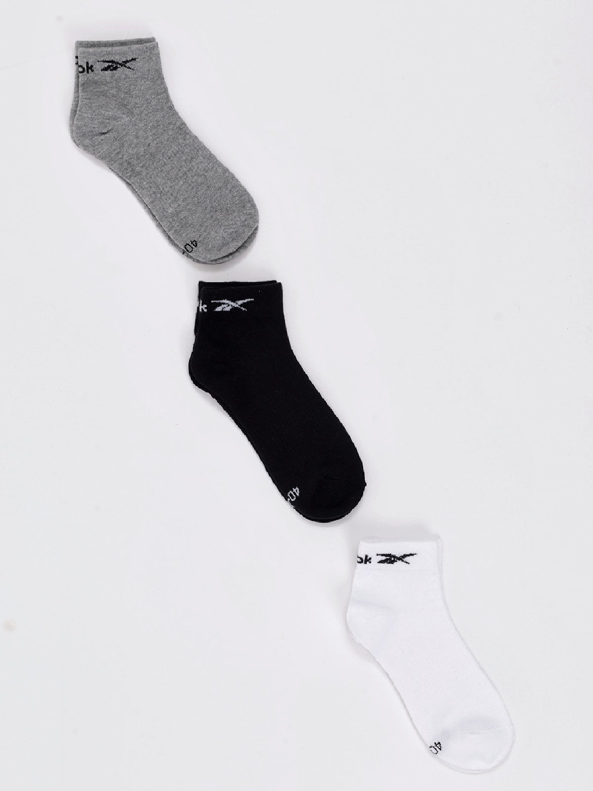 CALCETINES REEBOK CORE ANKLE GRIS - 1
