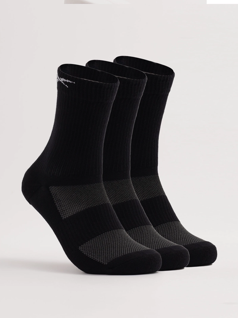 CALCETINES REEBOK MID CREW NEGRO - 1