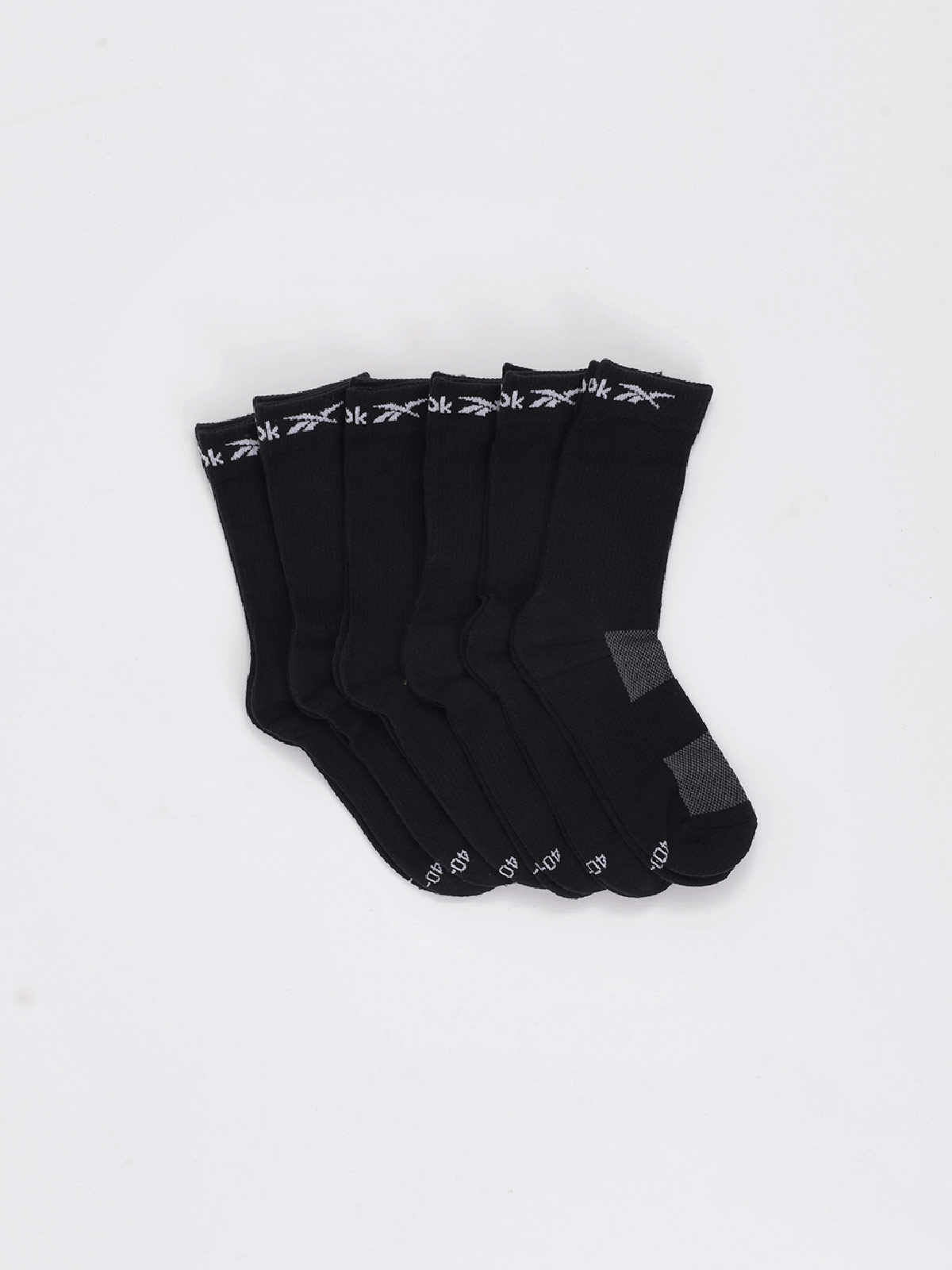 CALCETINES REEBOK MID CREW NEGRO - 3