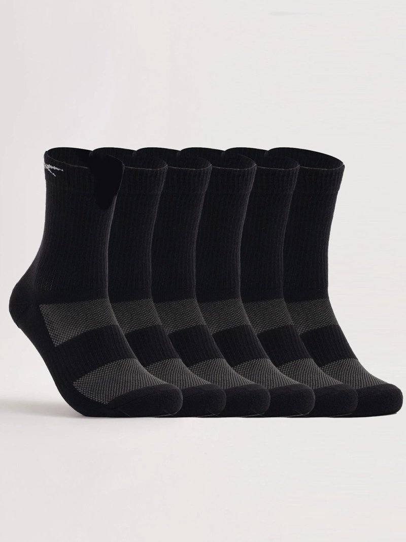CALCETINES REEBOK MID CREW NEGRO - 1