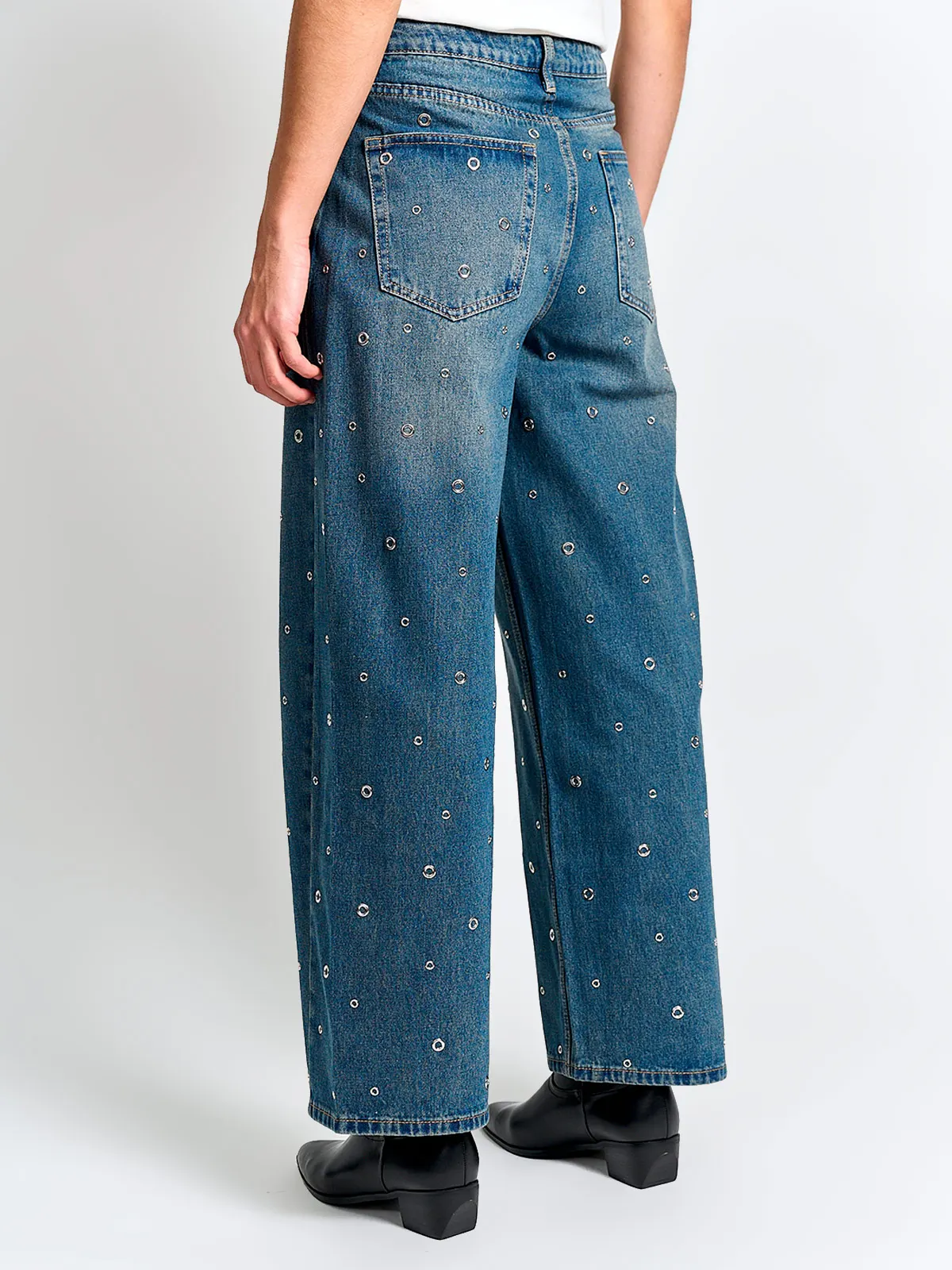 JEANS MUJER MARQUIS ALGODÓN TACHAS - 3