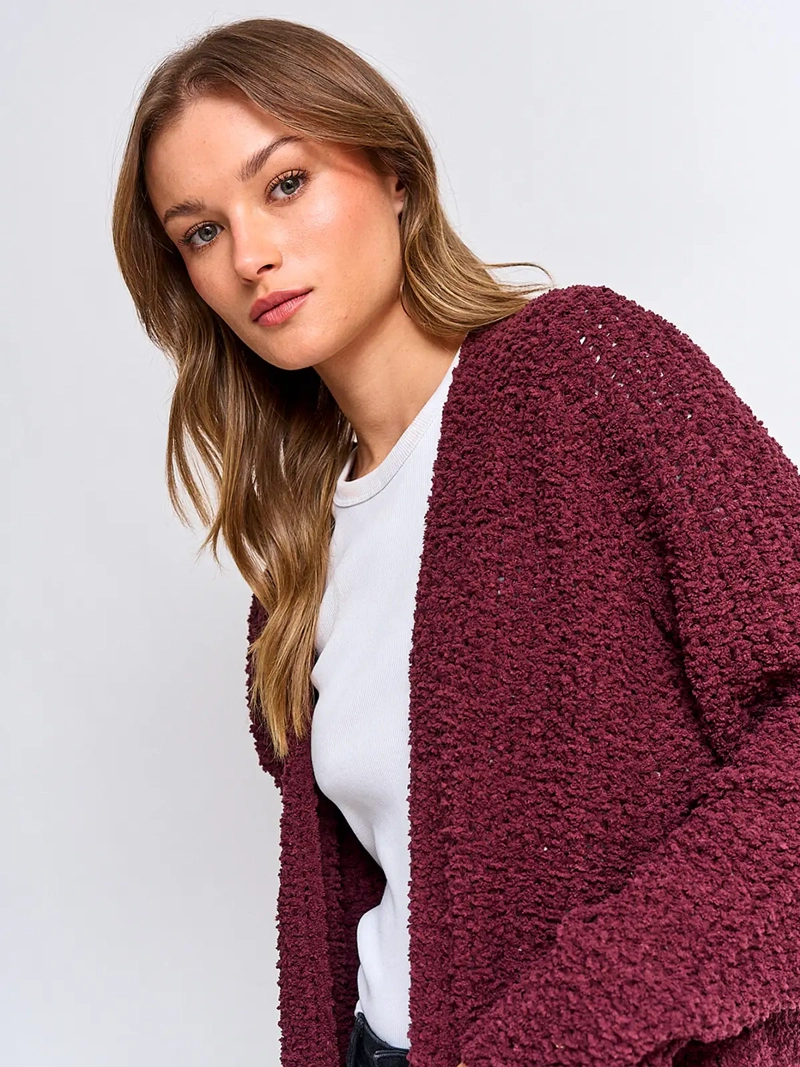 CARDIGAN MUJER BARBADOS CHENILLE - 3
