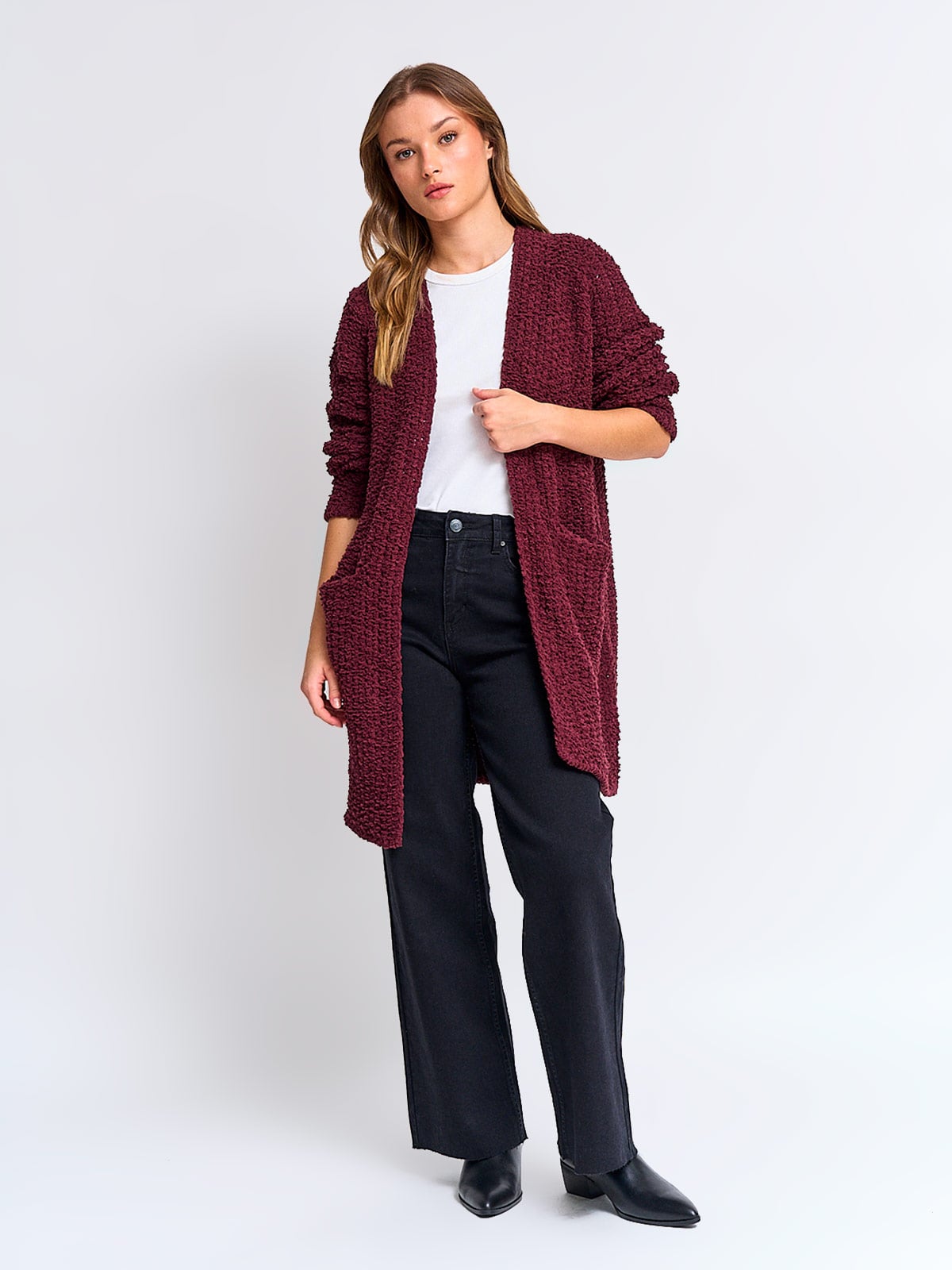 CARDIGAN MUJER BARBADOS CHENILLE - 4