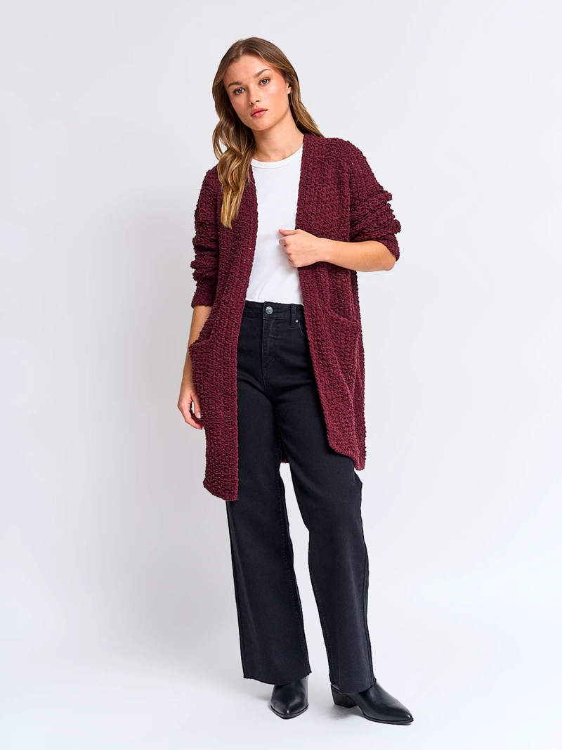 CARDIGAN MUJER BARBADOS CHENILLE - 4